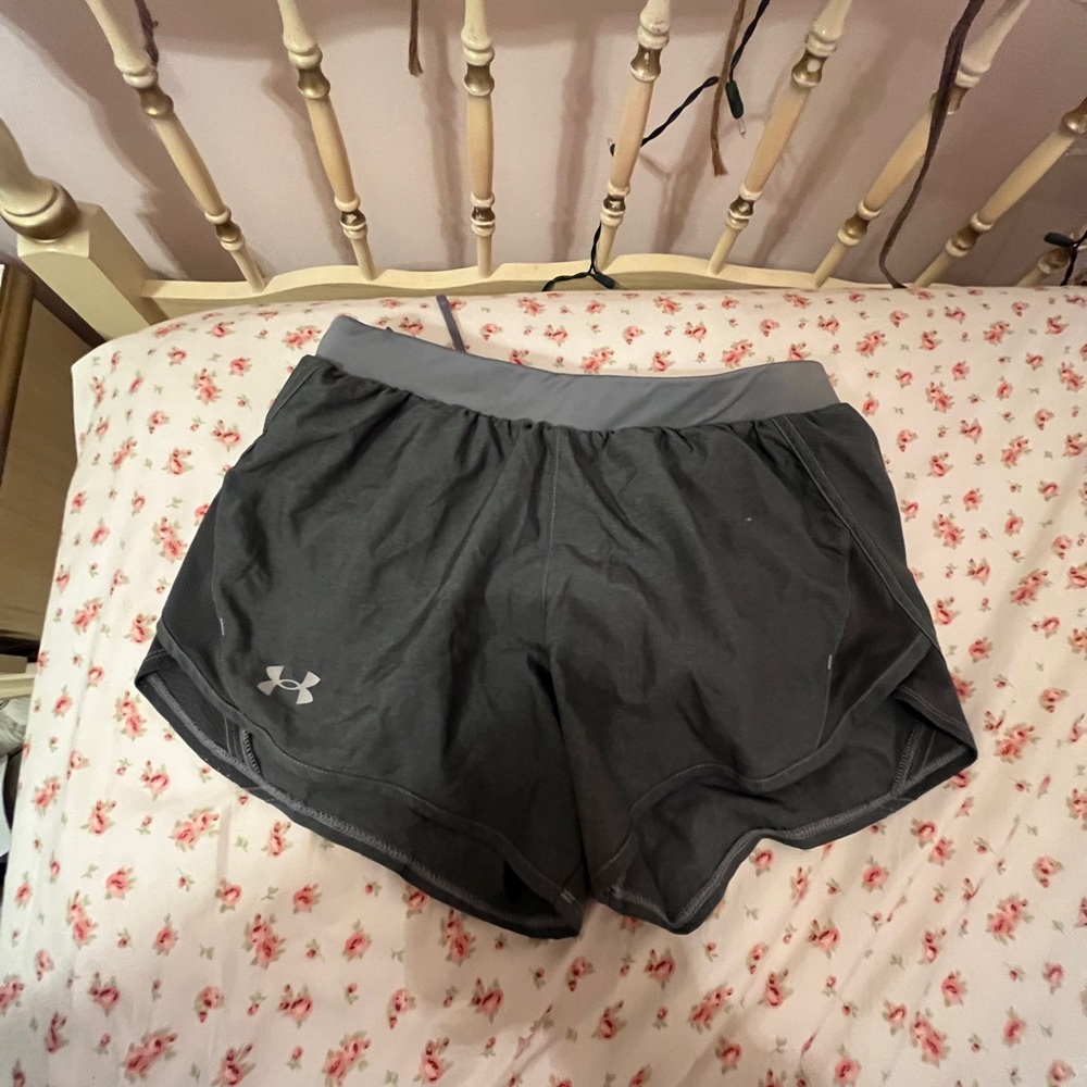 Under Armour Women's Charcoal Athletic Shorts